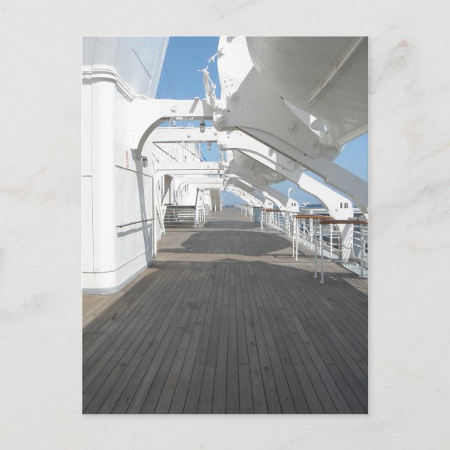 La colección de tarjetas RMS Queen Mary Post (Anverso)