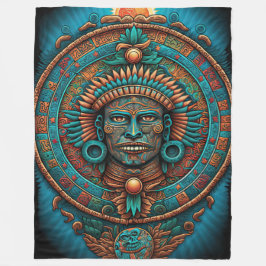 La colorida manta del calendario maya