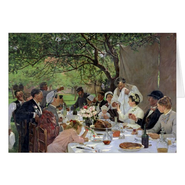 La comida de la boda en Yport, 1886 (Anverso (Horizontal))