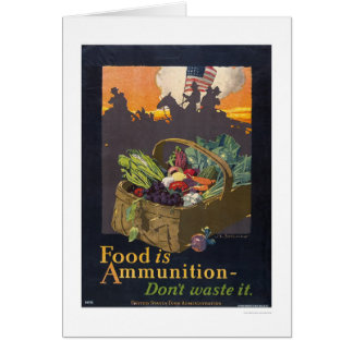 La comida es munición