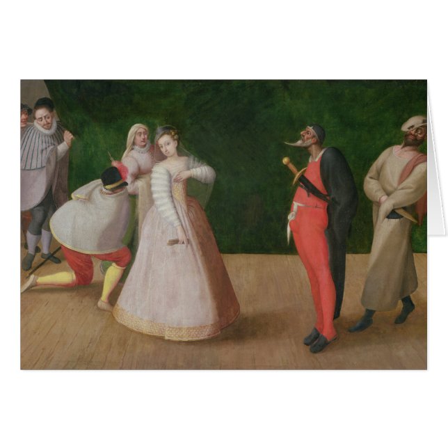 La compañía del dell'Arte de Commedia (Anverso (Horizontal))