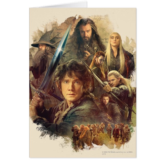 La compañía y los elfos de Mirkwood (Frente)