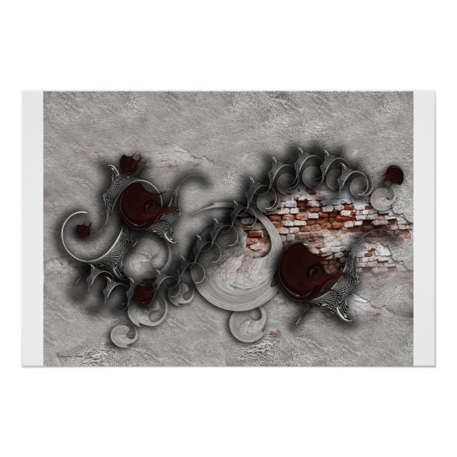 "La compilación perspicaz", Poster brillante (Anverso)