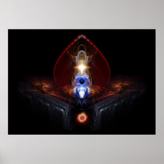 La Composición De Arte Fractal De La Majestad De O