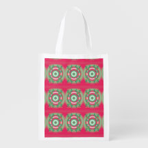 Bolsa De Compras Reutilizable De Navidad Con Estam