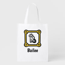 Bolsa de poliéster - Letra Cat B en el marco
