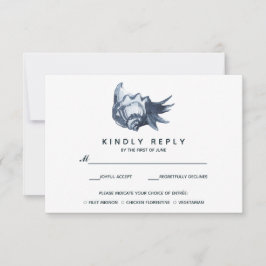 La concha azul | Boda RSVP con elección de comida