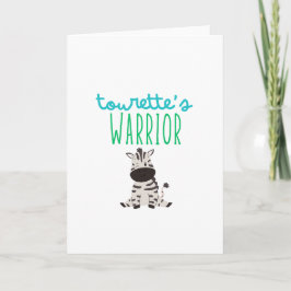 la conciencia guerrera de tourette lindo tarjeta d