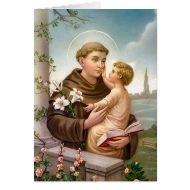 La condolencia católica de St Anthony Jesús le (Frente)