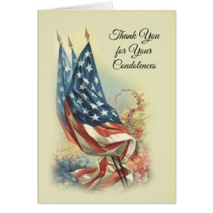 La condolencia del aprecio de la bandera americana