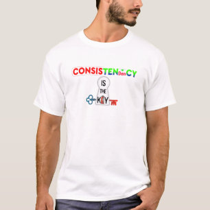 La consistencia es la clave, camiseta motivacional
