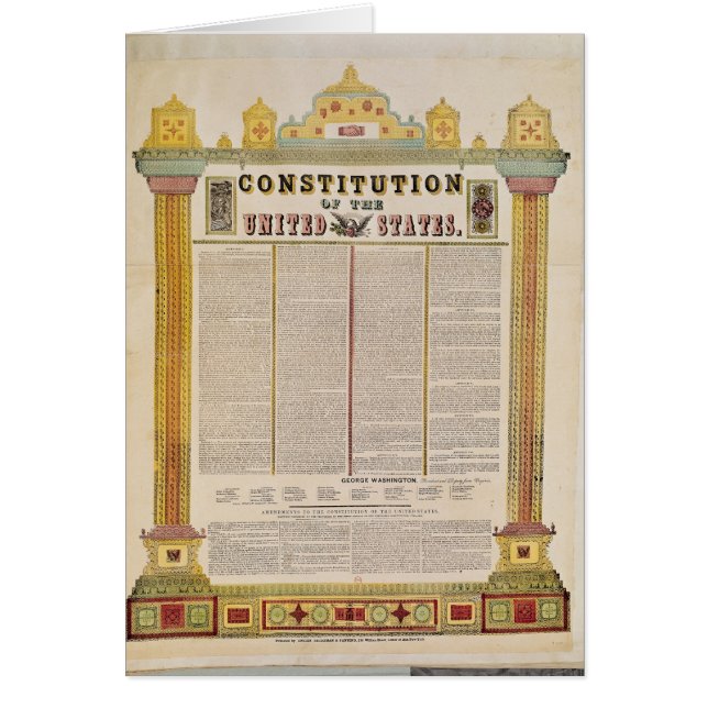 La constitución de los Estados Unidos de América (Frente)