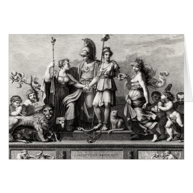 La constitución francesa (Anverso (Horizontal))