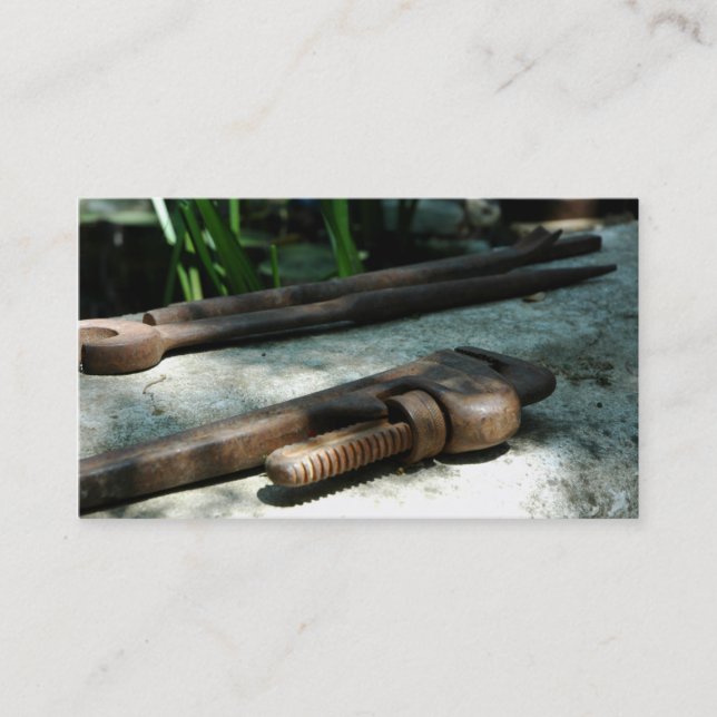 La construcción de la tarjeta de visita de la (Anverso)