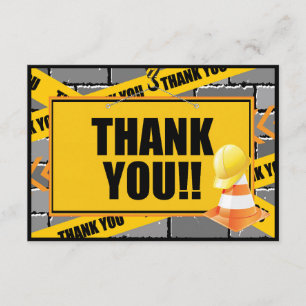 La construcción le agradece las tarjetas