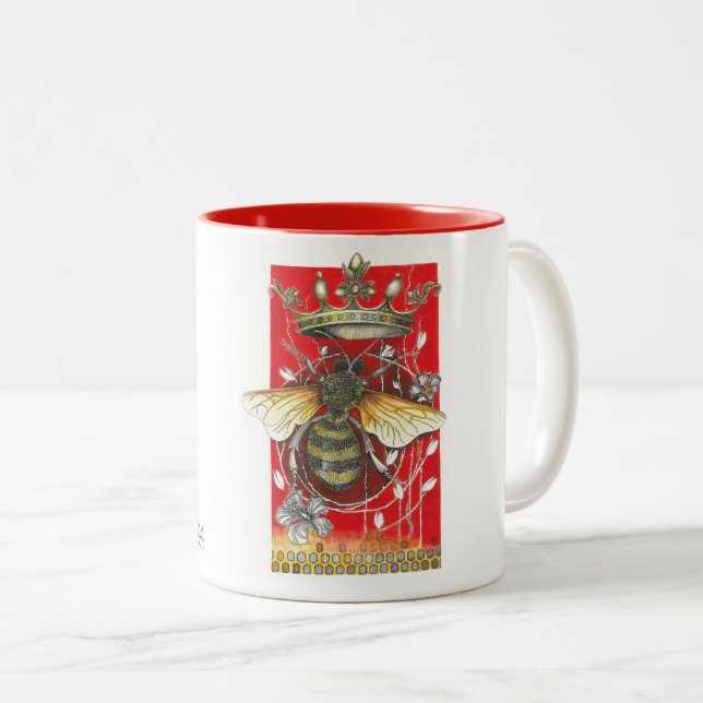La Copa Queen Bee Coffee Cup, disfruta de tu zumbi (Anverso derecho)