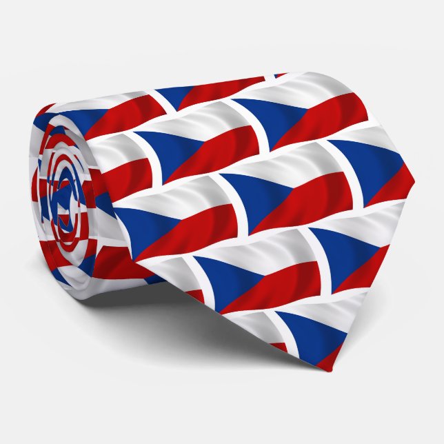 La Corbata de la Bandera de la República Checa (Enrollado)