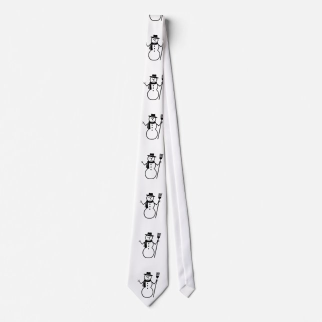 La corbata del SNOWMAN (Anverso)