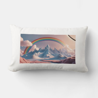 La cordillera soñada con el arcoiris: una almohada