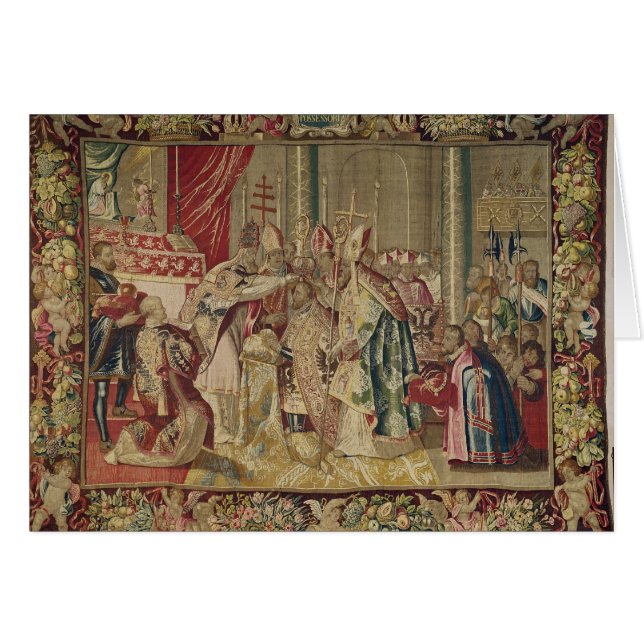 La coronación de Charles V (Anverso (Horizontal))
