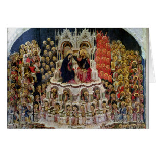 La coronación de la Virgen en el paraíso, 1438