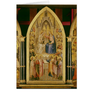La coronación de la Virgen, y otras escenas