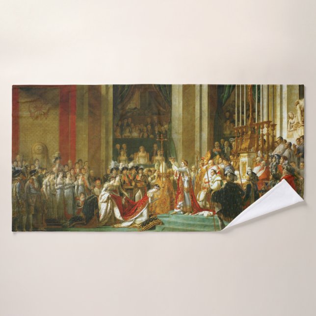 La coronación de Napoleón, Jacques-Louis David (Toalla de baño)