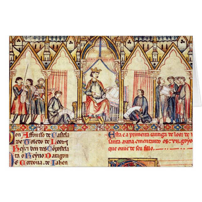 La corte de Alfonso X 'el Wise (Anverso (Horizontal))