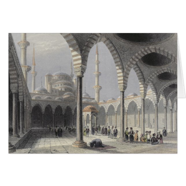 La corte de la mezquita del sultán Achmet, (Anverso (Horizontal))
