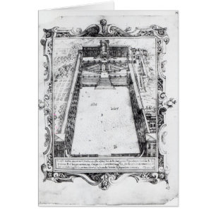 La corte del belvedere en el Vatican Roma, 1581