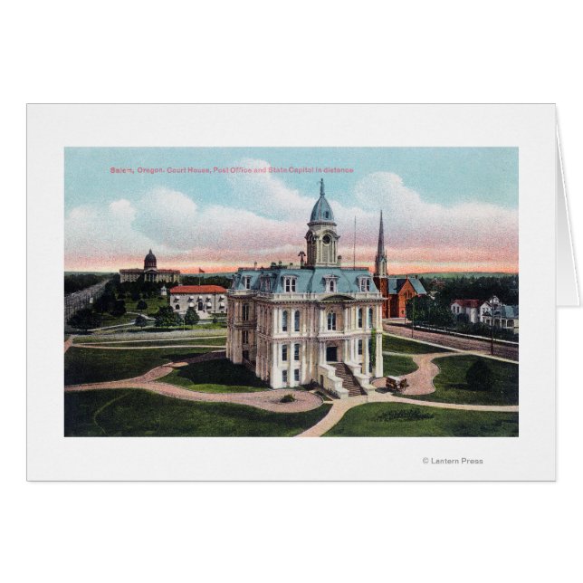 La Corte, Oficina de Correos, Capitol Bldg (Anverso (Horizontal))