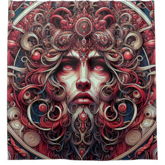 La cortina de ducha del álbum rojo