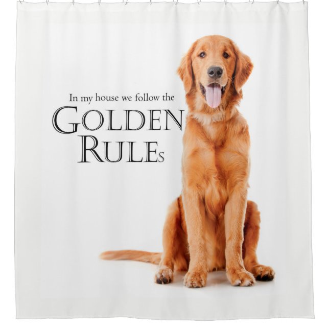 La cortina de ducha Golden Rules (Anverso)
