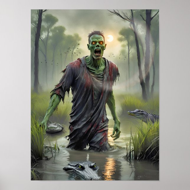 La cosa del pantano - 12 x 16 Posters (Frente)
