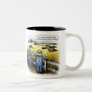 La cosecha circunda la taza de café