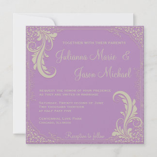La cosecha florece con la invitación violeta viole