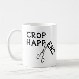 La cosecha sucede taza de café