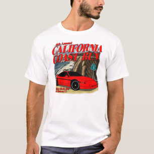 La costa de California funciona con la camiseta