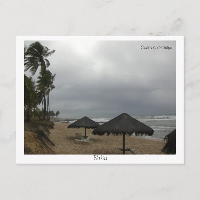 La costa hace la postal de Sauípe BCH (Anverso)