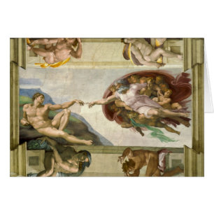 La Creación de Adán de Miguel Ángel (Creación de A