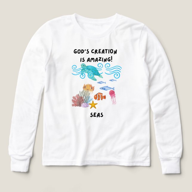 La creación de Dios bajo el mar (Diseño frontal)