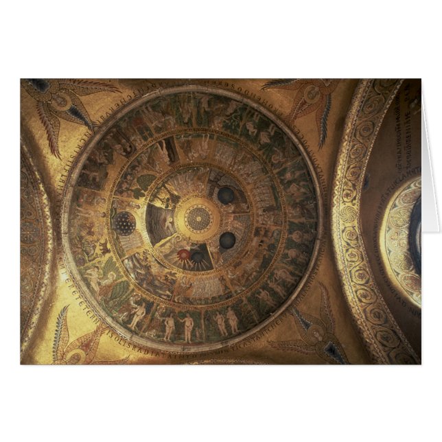 La creación del mundo, de la cúpula de la génesis (Anverso (Horizontal))