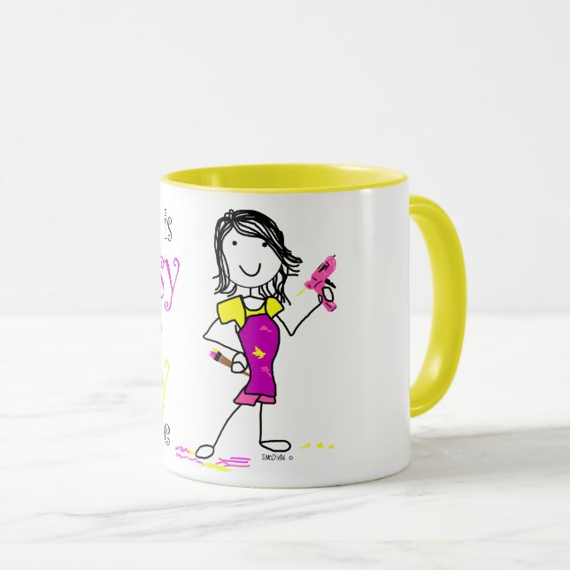 La creatividad es taza sucia (Anverso derecho)