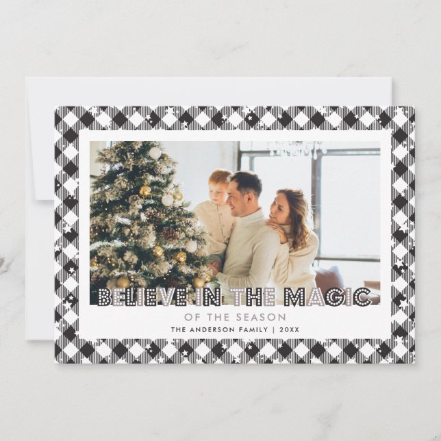 La Creencia Negra En La Tarjeta De Navidades De Fo (Anverso)