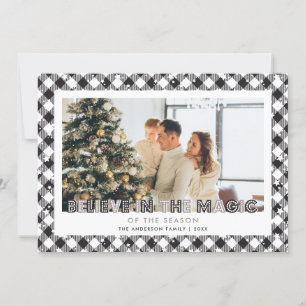 La Creencia Negra En La Tarjeta De Navidades De Fo