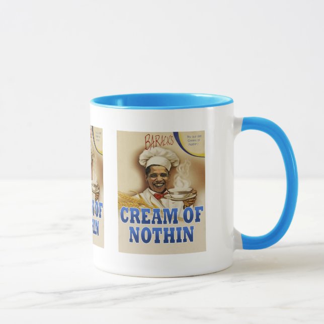 La crema de Barack de la taza de Nothin (Derecha)
