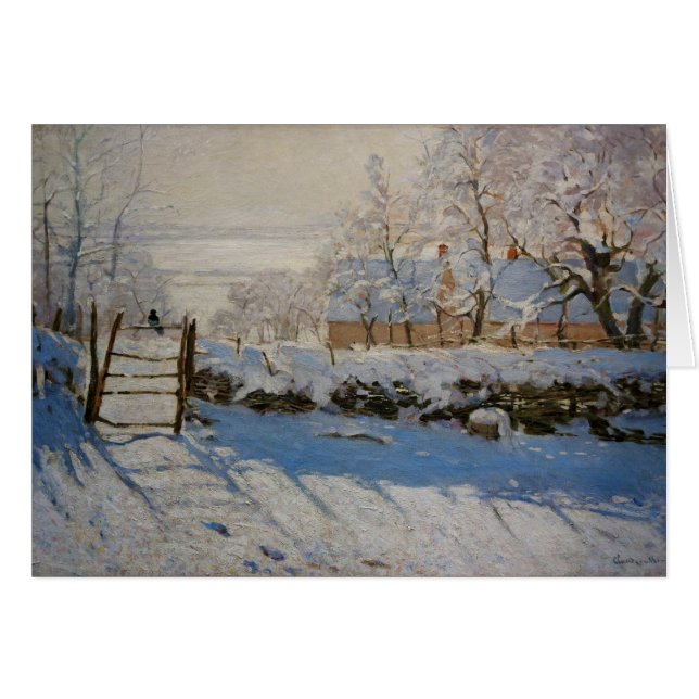 La cresta de La Pie de Claude Monet (Anverso (Horizontal))