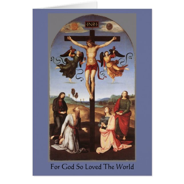La crucifixión de Cristo por Raphael (Frente)