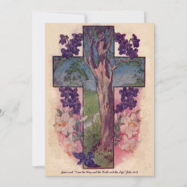 La Cruz Del Árbol De La Vida Invitación De Pascua