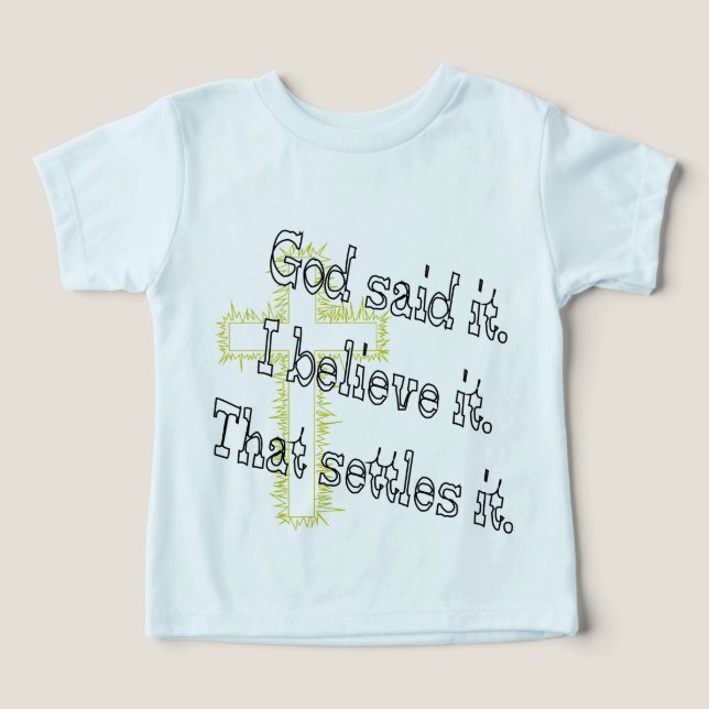 La Cruz Dorada dijo Dios (Diseño delantero )